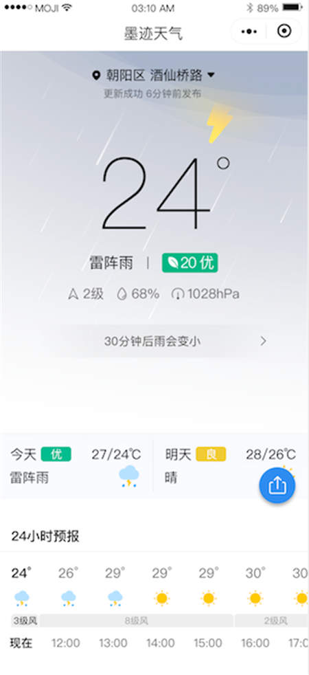 精准又有趣，墨迹天气小程序——你的“天气向导和生活指南”