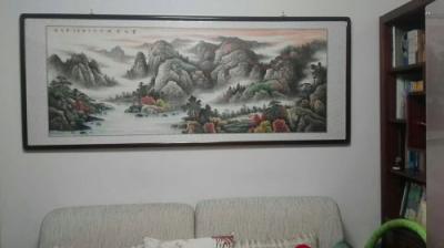 客厅墙壁挂画图片大全，家中的颜值全靠一幅画！