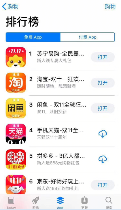 苏宁易购占据Apple store榜首，人民网指出真实原因