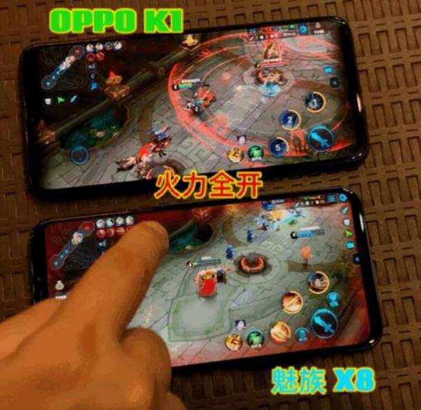 千元机游戏性能对决世界大赛：魅族X8手持Vulkan弯道超车OPPO K1