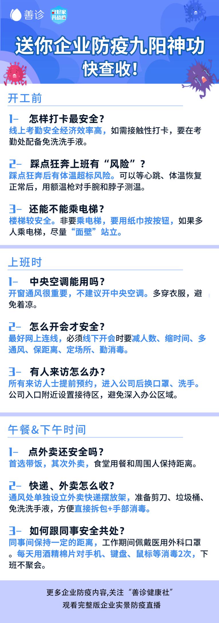 “抗疫情”“稳经济”，善诊免费防疫服务护航企业复工防疫双战役