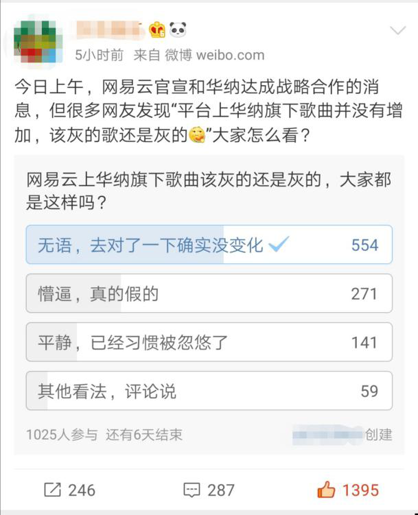 网易云官宣和华纳战略合作的背后，网友：歌没有多啊！