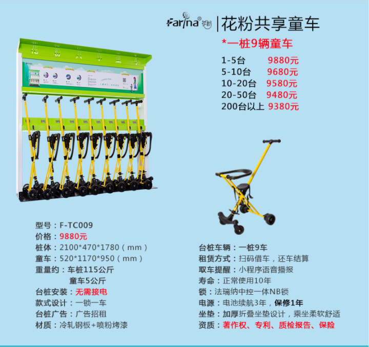 花粉共享遛娃推车-精准投放满足孩子和大人共同需求