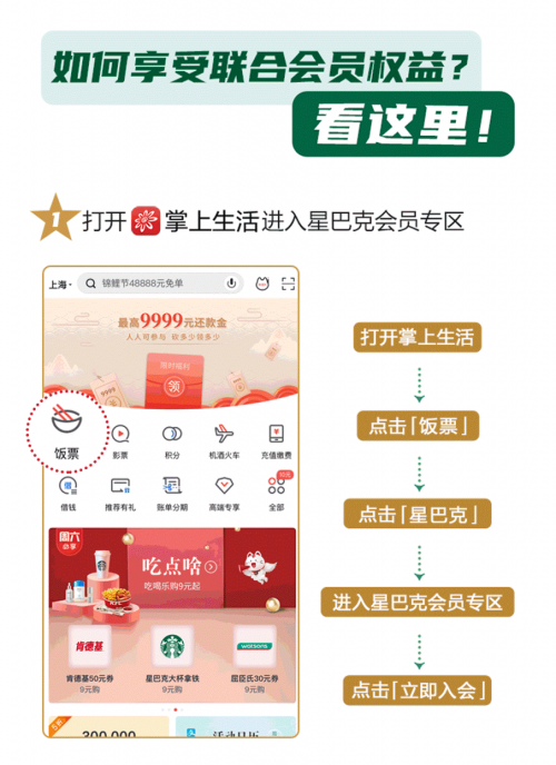 打通会员体系！招行信用卡掌上生活与星巴克达成战略合作