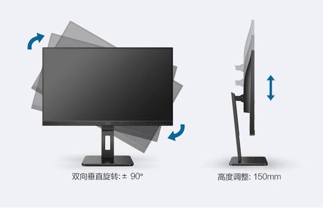 搭载USB C接口，AOC P2系列打造极速传输体验!