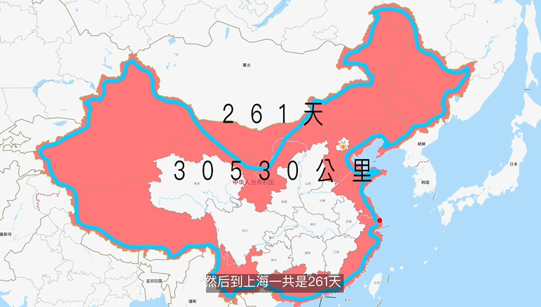 牛人骑小牛电动车完成长达261天、30530公里的环游中国行并登上微博热搜