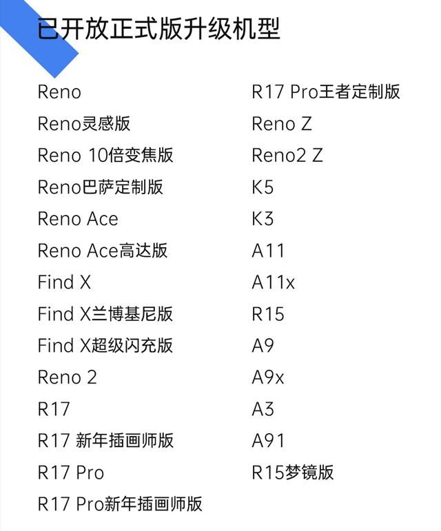 ColorOS 7 发布 8 月正式版升级计划，额外新增 4 款机型