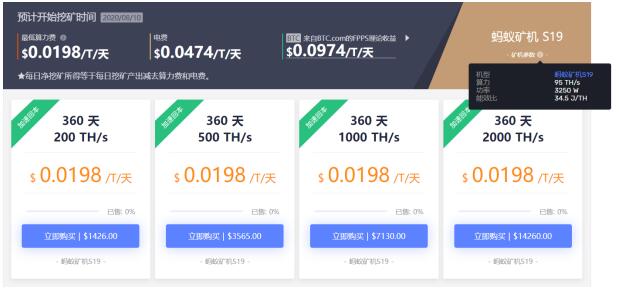 BTC站稳10000美元，比特小鹿(BitDeer)再次限量开售S19系列加速回本套餐