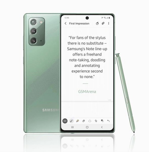 点赞S Pen、屏幕、性能、设计 三星Galaxy Note20系列收获一众外媒好评