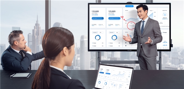 企业智慧屏和智能会议平板是什么关系？先看二者的一场精彩“比武”