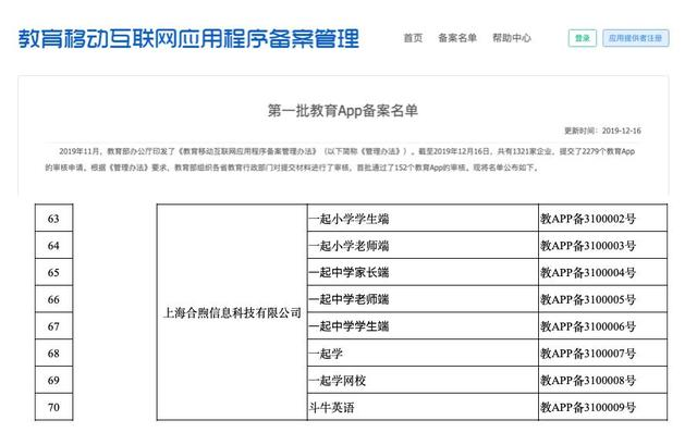 做让家长放心的学习软件 一起教育科技8款应用全获通过教育部App备案