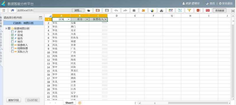 SpreadJS 纯前端表格控件应用案例：金融业数据智能分析平台