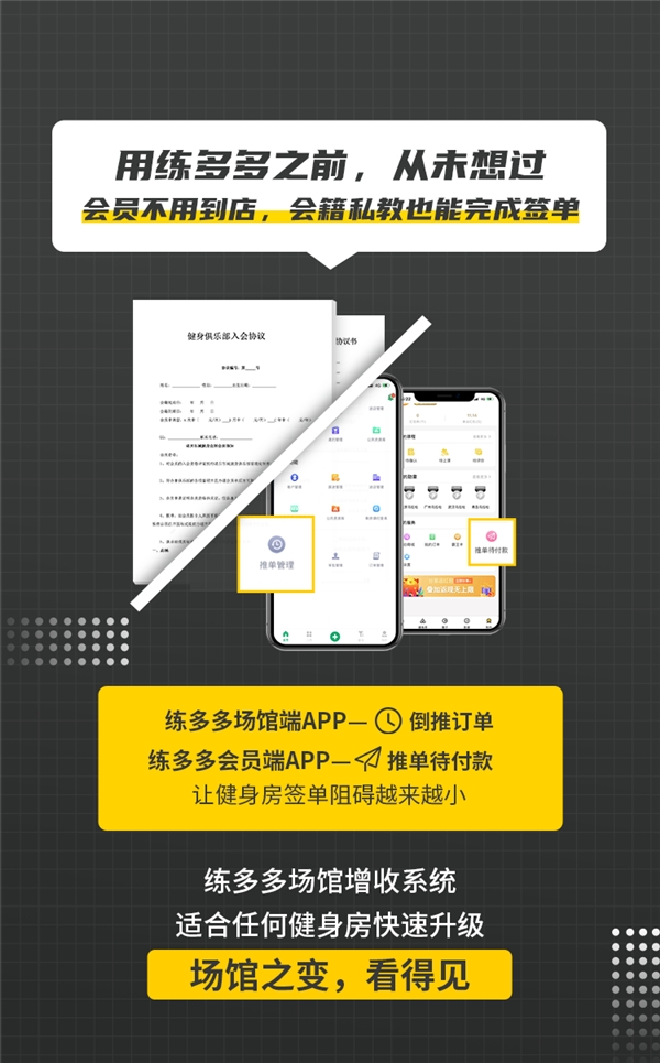 练多多场馆增收系统，何如促成这家健身房的高效销售？