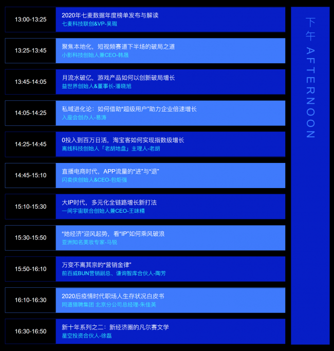 七麦数据NextWorld2020峰会大咖齐聚 共享行业增长新风向