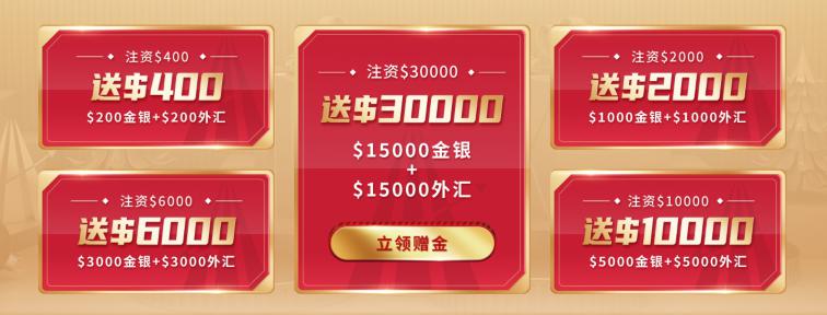 双旦大狂欢，领峰环球送每人$30000年终豪礼！