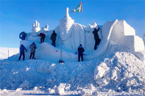 炮火联盟 冰雪奇驭 长城炮查干湖冬捕丰收季来啦！