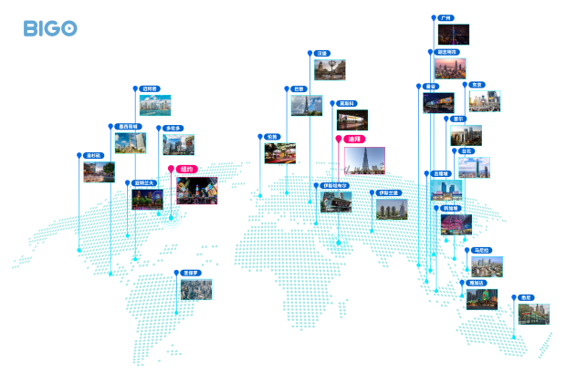 点亮全球30个地标，BIGO持续引爆全球视频社交