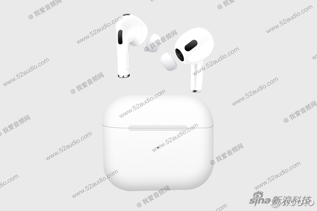 AirPods 3代的曝光图片 （来自@我爱音频网）