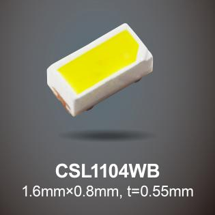 ROHM开发出1608尺寸超小型高亮度白色贴片LED“CSL1104WB”