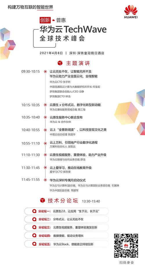 来华为云TechWave全球技术峰会，打开视频云服务的新视界