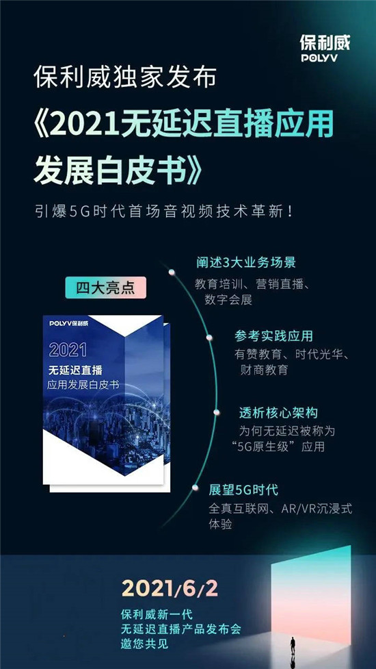 为什么保利威「无延迟直播」值得你关注？错过这4点，你可能错过今年最大机遇