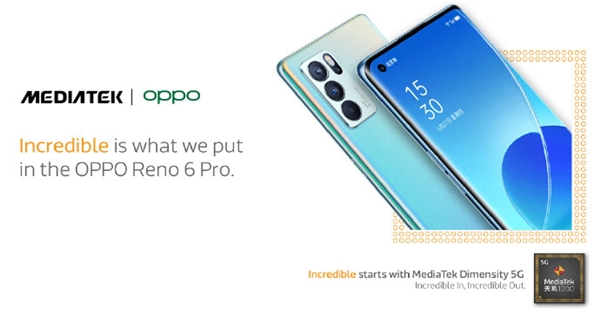 OPPO Reno6 系列轻薄和影像再突破，天玑芯片备受好评