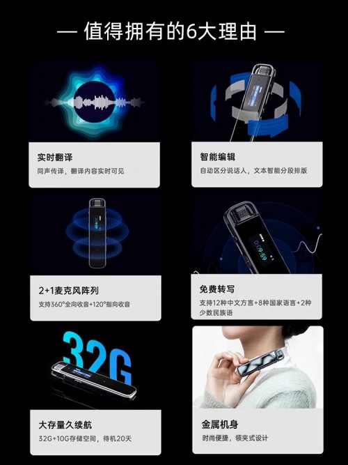 618狂欢来袭，讯飞智能录音笔A1B1H1入手不亏