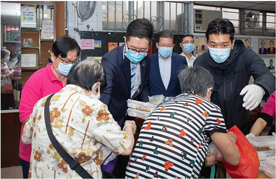 领峰认购乐善堂「共襄膳举」爱心餐，弘扬守望互助精神