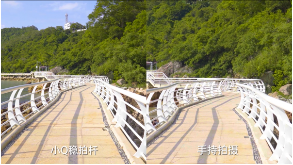 可实现360°智能跟拍的自拍杆，小Q稳拍杆打开自拍新视界