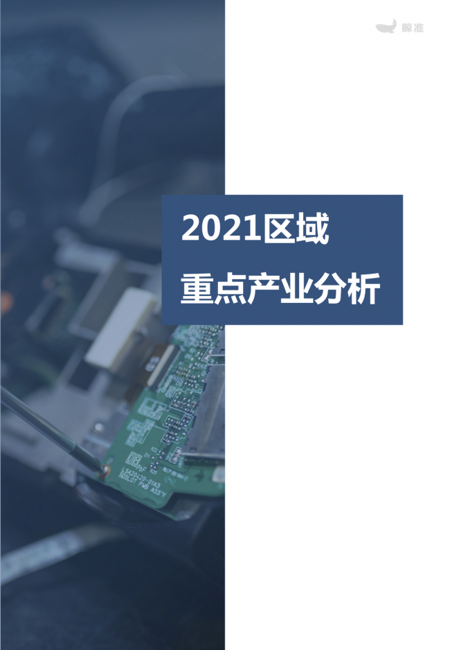 鲸准重磅发布《2021区域经济白皮书》，以大数据+科技驱动为经济政策拟定、产业研究
赋能