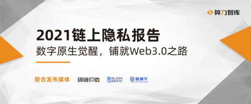 ​行业首发！2021链上隐私研究报告：数字原生觉醒，铺就Web3.0之路