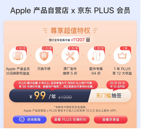 Apple全系产品以旧换新享权益金 99元开通京A卡的攻略来了