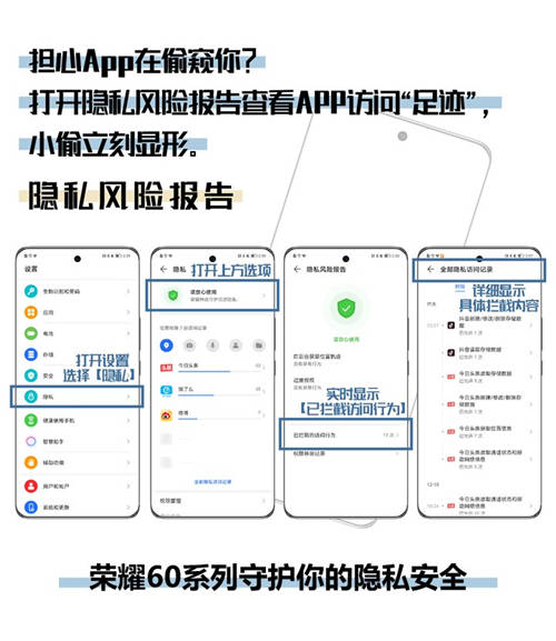 用户隐私保护不容突破 荣耀60控制APP权限最小化引领行业进步