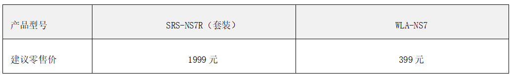 可穿戴的私人影院，索尼无线颈挂扬声器SRS-NS7焕新上市