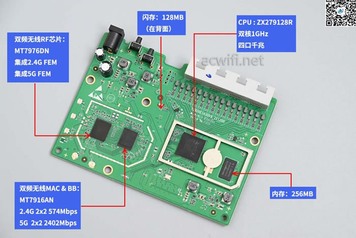 中兴（ZTE）晴天墙面路由器AX3000拆机评测34.jpg