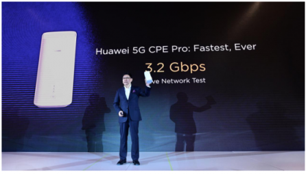 5G何必等手机？华为新一代5G终端发布 速度超光纤4倍