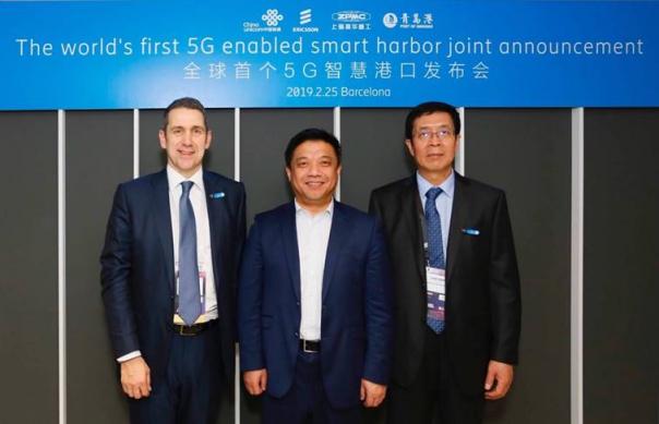 爱立信和中国联通宣布在青岛港打造5G智慧码头