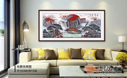 家里适宜挂什么山水画 寓意吉祥的山水画才适合