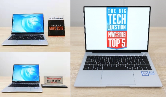 脱颖而出！华为MateBook 14征战MWC 2019获外媒好评