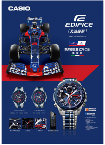 2019 F1第1000站,卡西欧EDIFICE助力Toro Rosso& 车队