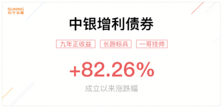 苏宁金融上线100余只中银基金产品 中银增利9年正收益