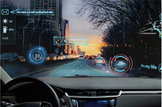 AR-HUD助力无人驾驶更安全 未来黑科技亮相CES-Asia
