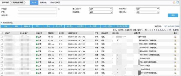 迪普科技为摄像机基础信息采集建档排忧解难