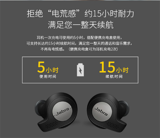 Jabra Elite Active 65t臻律动感版,让运动更无羁