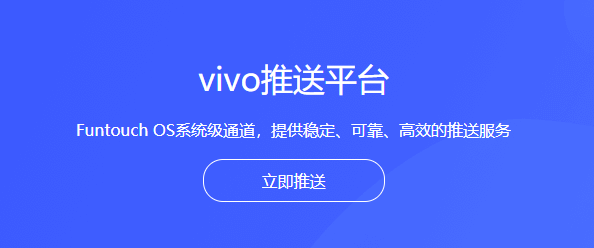 全面赋能开发者 vivo推送于9月1日正式开放