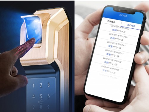 家门口智能家居 朴墅指静脉智能锁抢夺先机