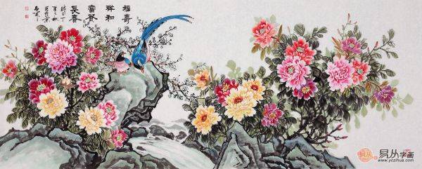 客厅沙发墙装饰画挂什么好，画美寓意更美的花鸟画分享