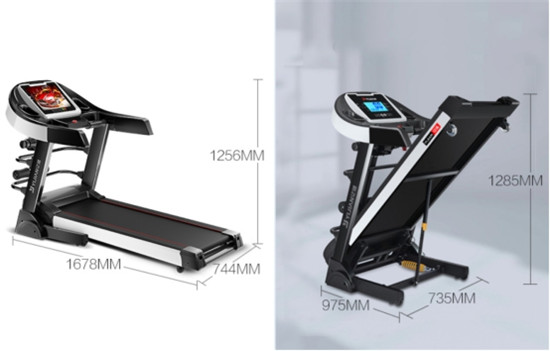 京东爆款跑步机空间大比拼，金史密斯更小更薄更省空间