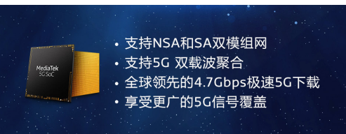 业界领先 联发科旗舰5G芯片独家支持5G双载波聚合