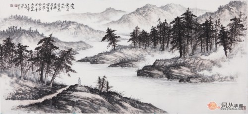 关于适合挂在家里的山水画 四种常见风格教你打造经典家居范